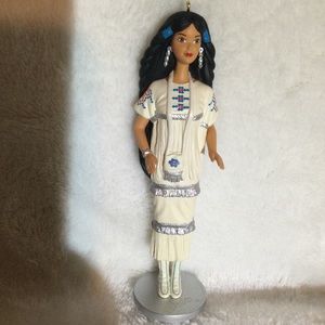 ⭐️ 🍎 Vintage NativevAmerican Barbie Keepsake Ornament., first in the series